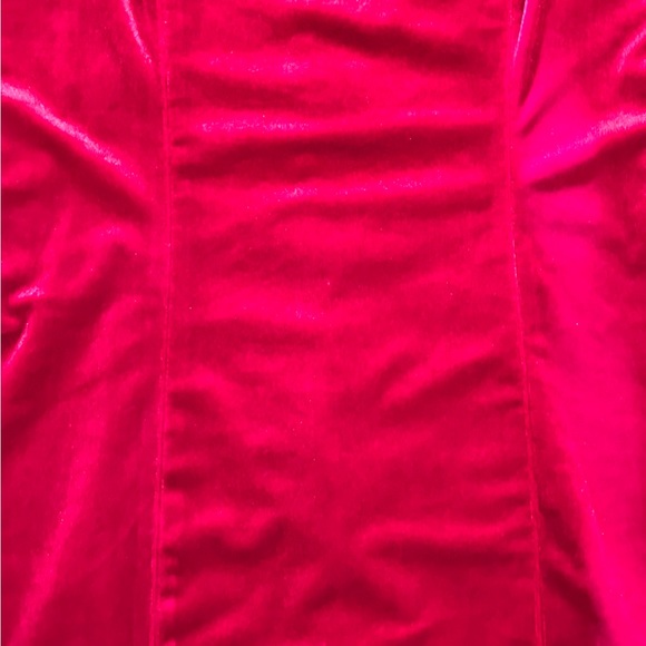 1. State Long Sleeve Red Velvet Dress Size Small‎ - Picture 6 of 9